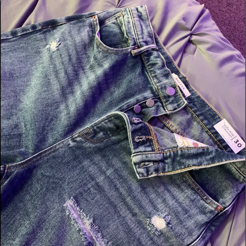 High Rise PacSun Straight Jeans - Picture 2 of 7